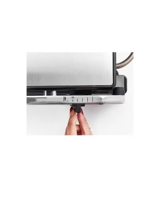 ميانتا ماكينة للشواء وصنع البانيني ماستر من ميانتا CG28209A، 5 مستويات للحرارة - 2000 وات - Image 3